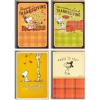 Hallmark Pack of Peanuts Thanksgiving Cards, Snoopy and Woodstock (10 Cards with Envelopes)(Snoopy Assortment  4 Thanksgiving Cards)