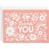 Hallmark Pack of Thank You Cards, Pink Rustic Flowers (20 Thank You Notes with Envelopes for Baby Showers, Weddings, All Occasion)(20 Count (Pack of 1))