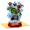 Hallmark Paper Wonder Avengers Pop Up Birthday Card (Iron Man, Hulk, Captain America)(Pop Up  Iron Man  Hulk  Captain America)
