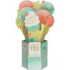 Hallmark Paper Wonder Birthday Pop Up Card (Cupcake Balloons Bouquet)(Cupcake Balloons Bouquet)