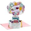 Hallmark Paper Wonder Birthday Pop Up Card (Cupcake Balloons Bouquet)(Pop Up  Flower Balloons)