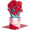 Hallmark Paper Wonder Mother’s Day Pop Up Card (Rose Flower Bouquet) for Anniversary, Romantic Birthday, Love, Valentine’s Day(Pop Up Bouquet  Roses)