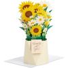 Hallmark Paper Wonder Pop Up Birthday Card, Thank You Card, Encouragement Card, All Occasion Card (Pineapple)(Sunflower Bouquet)
