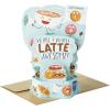 Hallmark Paper Wonder Shoebox Funny Pop-Up Gift Card Holder (A Whole Latte Awesome)