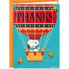 Hallmark Peanuts Thank You Cards, Snoopy in Hot Air Balloon (20 Cards with Envelopes)