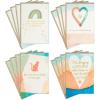 Hallmark Pet Sympathy Cards Assortment, Hearts and Rainbows (16 Cards and Envelopes)