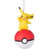 Hallmark Pokémon Pikachu on Poké Ball Christmas Ornament(Pikachu)