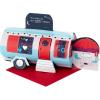 Hallmark Pop Up Card for Husband, Wife, Boyfriend, Girlfriend (Retro RV Camper) for Anniversary, Romantic Birthday, Love, Valentine’s Day(Pop Up  Happy Camper)