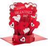 Hallmark Pop Up Love Card, Anniversary Card, or Birthday Card for Husband or Wife (Love You to the Moon and Back Signatuer Paper Wonder)(Pop Up Hearts  Plays Happy by Pharrell Williams)