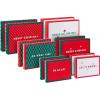 Hallmark Red and Green Christmas Gift Box Assortment (12 Boxes with Scalloped Lids: 4 Small, 4 Medium, 4 Large) for Ties, Socks, Shirts, Sweaters(Red and Green Christmas)