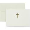 Hallmark Religious Blank Cards, Gold Cross (20 Cards with Envelopes)