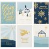 Hallmark Religious Christmas Card Assortment, Heavenly Peace (36 Cards and Envelopes) Dusty Blue and Gold Foil(Dusty Blue & Gold Foil)
