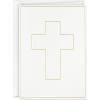 Hallmark Religious Easter Cards, Gold Cross (20 Blank Cards with Envelopes) for Confirmations, Baptisms, Weddings, Clergy Appreciation