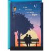 Hallmark Romantic Father’s Day Card for Husband (Sweet and Good Man) (529FFW9512)(You’re a Keeper)