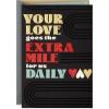 Hallmark Romantic Valentine’s Day Card (Your Love Goes the Extra Mile) for Anniversary, Thank You, Romantic Birthday, Everyday Love