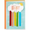 Hallmark Signature Baby Shower Card (Showered with Happy)(Every Baby Is a Gift)