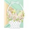 Hallmark Signature Easter Card (Easter Basket, Vintage Design)