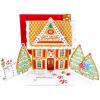 Hallmark Signature Paper Wonder Pop Up Christmas Card (Gingerbread)(Gingerbread Pop Up  Plays Music and Lights Up)