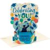 Hallmark Signature Paper Wonder Pop Up Graduation Cards, Grad Cap (4 3D Cards with Envelopes)(Multicolor)