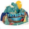 Hallmark Signature Paper Wonder Pop-Up Father’s Day Card (Fatherhood Is an Adventure) Mountain, Lake, Trees(Fatherhood is an Adventure)