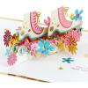Hallmark Signature Pop Up Mothers Day Card or Birthday Card for Women, Her, Wife (Butterfly)(Roller Skates)