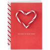 Hallmark Signature Romantic Christmas Card for Husband, Wife, Boyfriend, Girlfriend (Love You More)(Candy Cane Heart)