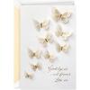 Hallmark Signature Sympathy Card (Butterflies)(Our Hearts Are With You)