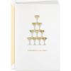 Hallmark Signature Wedding Card, Bridal Shower Card, Engagement Card (Champagne)(Champagne)