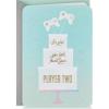 Hallmark Signature Wedding Card (Happy Wedding Day)(Video Game Wedding Cake)