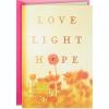 Hallmark Spiritual Easter Card (Love, Light, Hope) for Friends, Neighbors, Siblings(Love  Light  Hope)