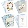 Hallmark Sympathy Cards Assortment, Painted Flowers (16 Assorted Thinking of You Cards with Envelopes)