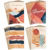 Hallmark Sympathy Cards Assortment, Painted Palms (16 Assorted Thinking of You Cards with Envelopes)