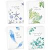 Hallmark Sympathy Cards Assortment, Watercolor Nature (12 Assorted Thinking of You Cards with Envelopes)(Multicolor)