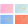 Hallmark Thank You Cards Assortment, Gold Foil Script (40 Thank You Notes with Envelopes for Wedding, Bridal Shower, Baby Shower, Business)(Solids & Gold)