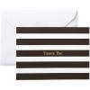 Hallmark Thank You Cards, Striped (40 Blank Thank You Notes with Envelopes for Weddings, Business, Birthdays, Showers, All Occasion), 5STZ5023(40 Cards – Striped)
