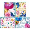 Hallmark Thank You Notes Assortment (48 Blank Cards with Envelopes) Watercolor Florals