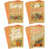 Hallmark Thanksgiving Cards Assortment, Rustic Wood Grain Designs (16 Assorted Cards with Envelopes)(Wood Grain Cards  16 Pack)