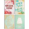 Hallmark Wedding Events Card Assortment, 4 Cards with Envelopes (Engagement Congratulations, Bachelorette, Bridal Shower, Wedding)(Engagement Congratulations  Bachelorette  Bridal Shower  Wedding)