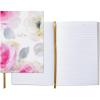 Hallmark Wedding Guest Book with Pen (Love, Ivory and Gold Leaves)(Watercolor Roses)