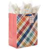 Hallmark Wrap 13″ Large Gift Bag with Tissue Paper, 130, Orange, Blue, Green, Black(Bag)