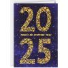 Hallmark Year-Dated Graduation Card (2025, There’s No Stopping You) Gold Stars on Blue(There’s No Stopping You)