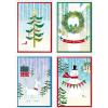 Image Arts Christmas Boxed Cards Assortment, Elegant Icons (4 Designs, 24 Cards with Envelopes)(Festive Folk Art Holiday Cards)