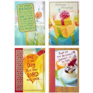 Dayspring Assorted Religious Birthday Cards (Christian Blessings, 12 Cards and Envelopes)(Christian Blessings)