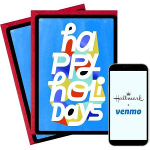 HALLMARK Pack of Christmas Money or Gift Card Holders, Season’s Greetings (10 Cards with Envelopes)(Happy Holidays  2 Venmo Cards for Gifting Money)