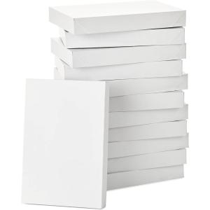 Hallmark 14″ Medium Gift Boxes with Lids (12 White Shirt Boxes) for Christmas, Birthdays, Holidays(2 Count (Pack of 1))