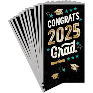 Hallmark 2025 Graduation Money or Gift Card Holders (10 Cards with Envelopes)(Class of 2025)