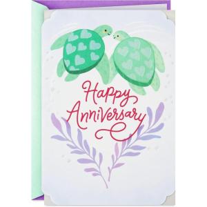Hallmark Anniversary Card (Soul Mates, Pandas)(Turtles)