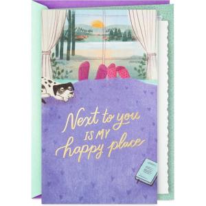 Hallmark Anniversary Card for Husband, Wife, Boyfriend, Girlfriend (Happy Place)(Happy Place)