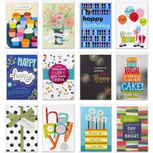Hallmark Assorted Birthday Greeting Cards (12 Cards and Envelopes)(Cards)