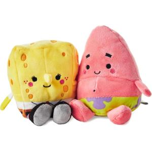 Hallmark Better Together Nickelodeon Magnetic Plush (Spongebob and Patrick) 5.75″ Stuffed Toys, Easter Gifts for Kids(SpongeBob & Patrick)